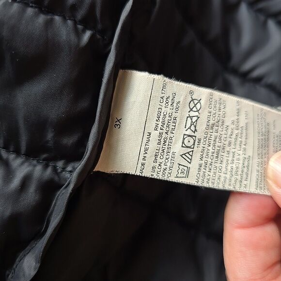 Old Navy Water Resistant Narrow-Channel Puffer Jacket Sz 3Xl Black Mens Big Tall - Picture 9 of 9